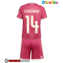 Otroške Nogometnih dresov Real Madrid Aurelien Tchouameni #14 Tretji 2026-27 Kratki rokavi (+ hlače)